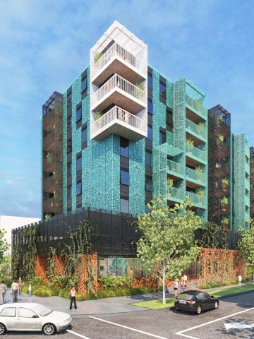 Drawing of multi-storey building 