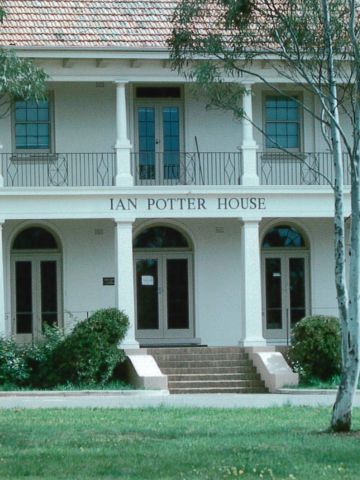 White two-storey building in federation style