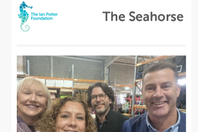 Screenshot of Issue 47 of Seahorse newsletter