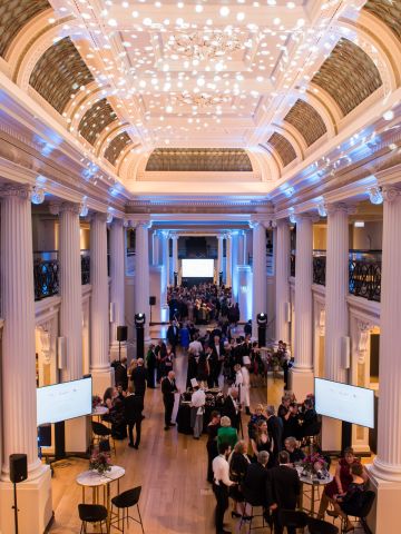 View of inside of refurbished SLV Queen's Hall